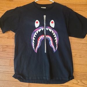 BAPE mens t shirt sz lg